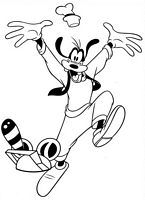kolorowanki Goofy do wydruku malowanka Disney numer 55